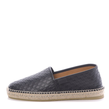 Gucci Microguccissima Signature Mens Espadrilles 6.5 Black 1 of 11