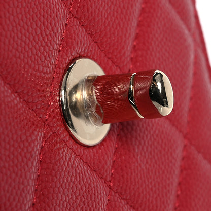 Chanel Caviar Quilted Classic Phone Holder Red 13 of 13