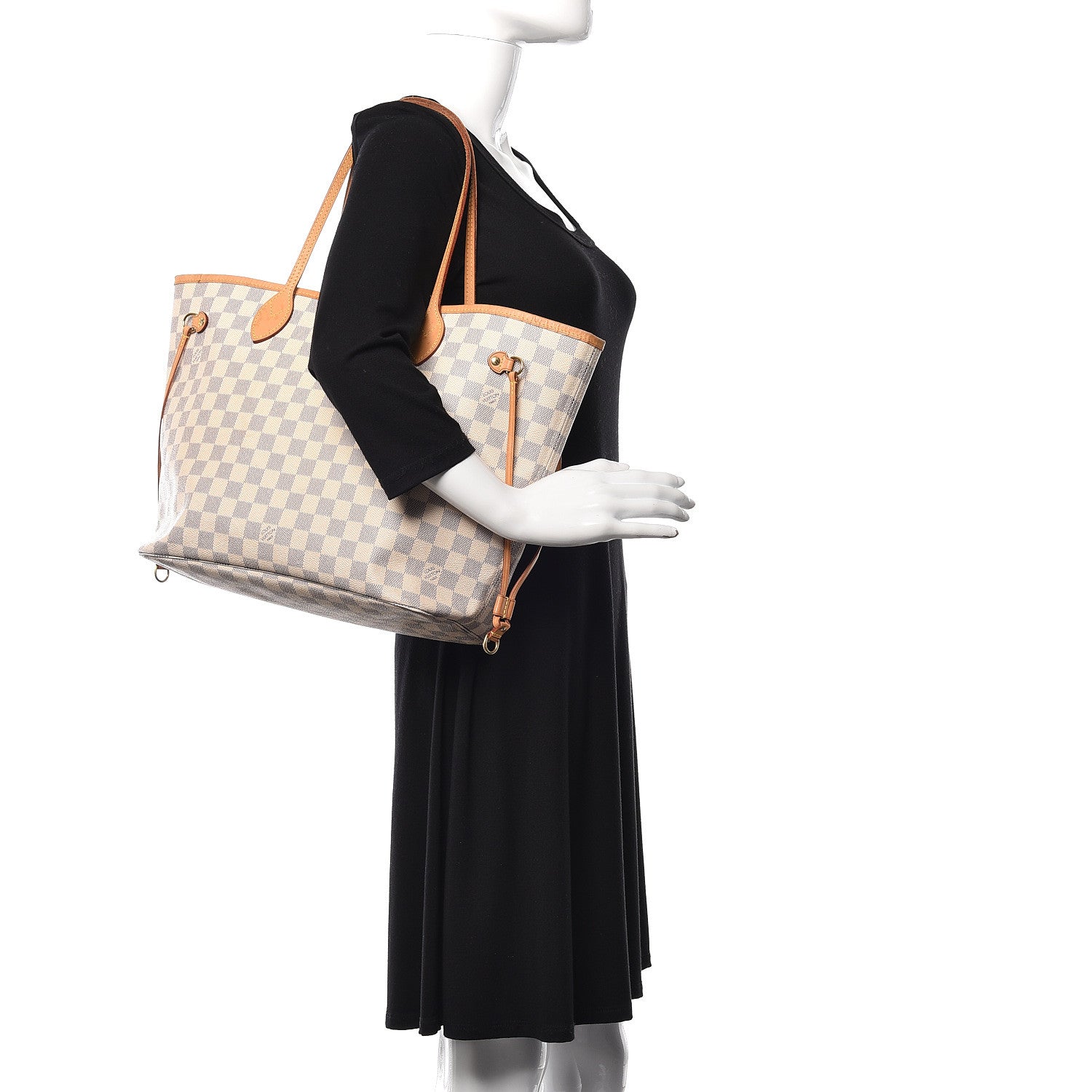 Louis Vuitton Damier Azur Neo Neverfull MM 2 of 15
