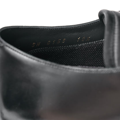 Louis Vuitton Calfskin Mens Formal Derby Shoes 10.5 Black 8 of 9