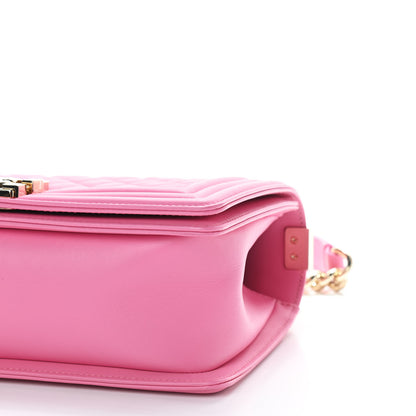 Chanel Calfskin Quilted Medium Boy Flap Pink 8 of 8