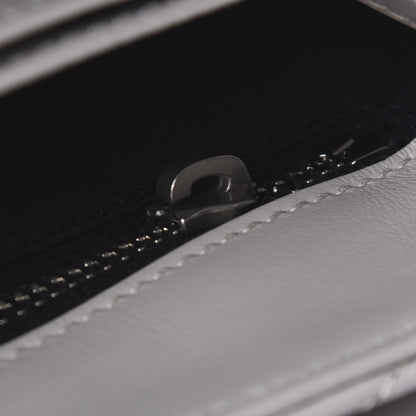 Saint Laurent Calfskin Y Quilted Monogram Toy Loulou Satchel Granite 11 of 11
