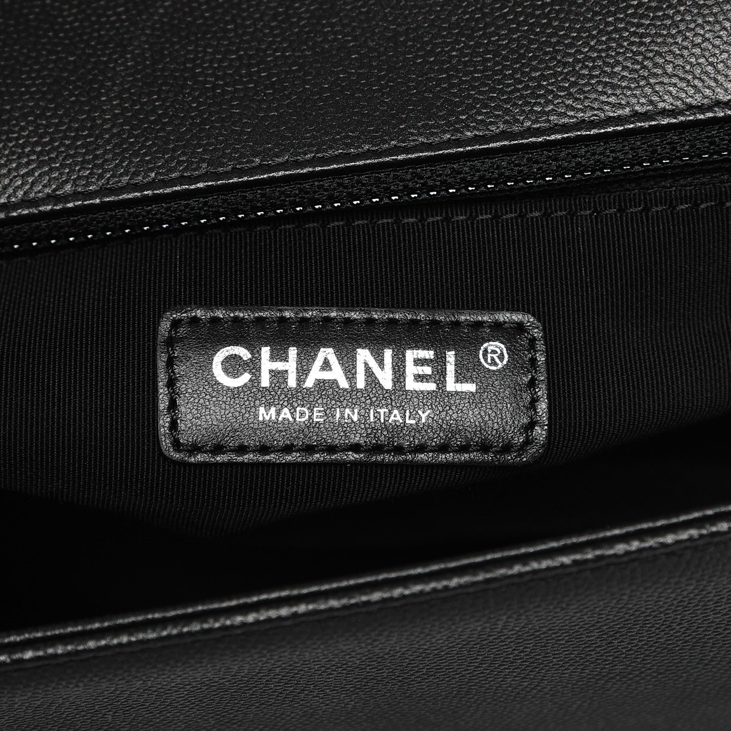 Chanel Caviar Quilted New Medium Boy Flap So Black 6 of 8