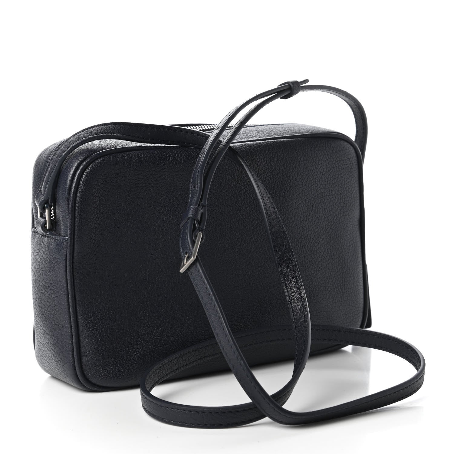 Saint Laurent Calfskin Monogram Lou Camera Bag Blue 3 of 10