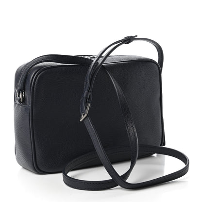 Saint Laurent Calfskin Monogram Lou Camera Bag Blue 3 of 10