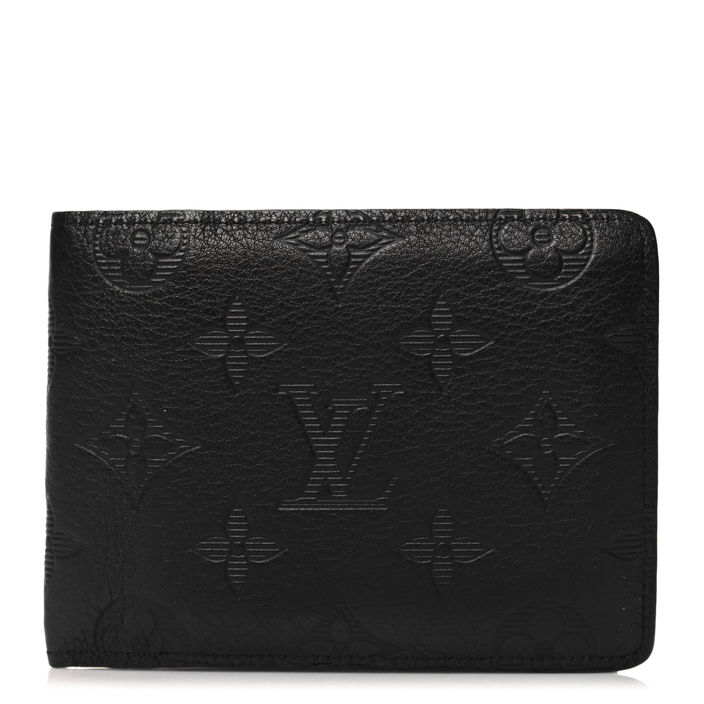 Calfskin Monogram Shadow Multiple Wallet Black