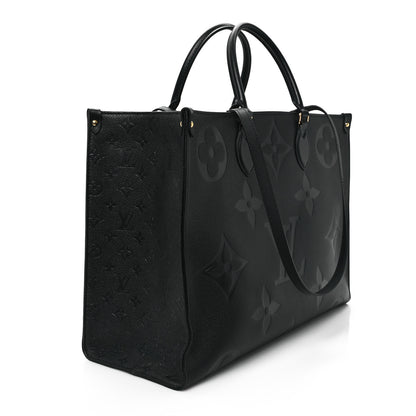 Louis Vuitton Empreinte Monogram Giant Onthego GM Black 3 of 12
