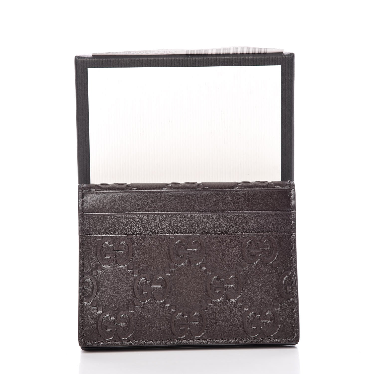 Gucci Guccissima Card Case Brown 8 of 8