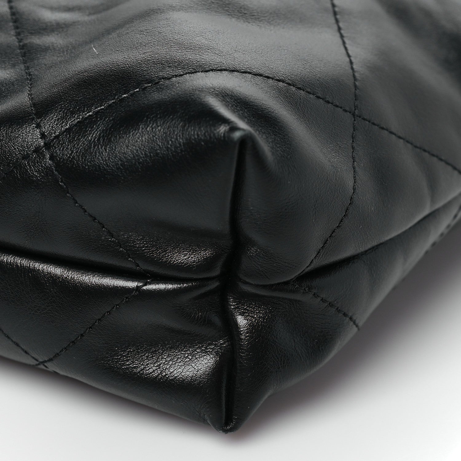 Chanel Shiny Calfskin Quilted Small Chanel 22 Black 11 of 11