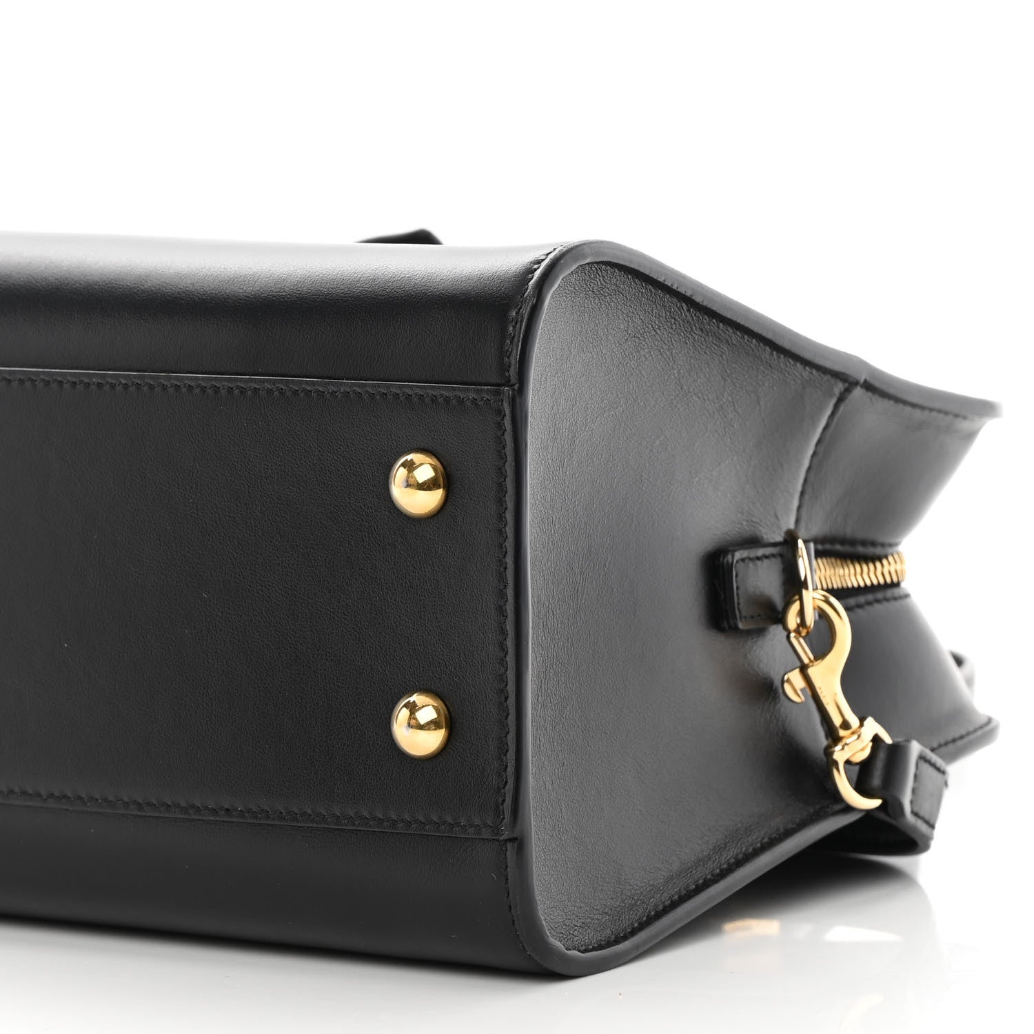 Saint Laurent Calfskin Monogram Baby Cabas Black 11 of 15