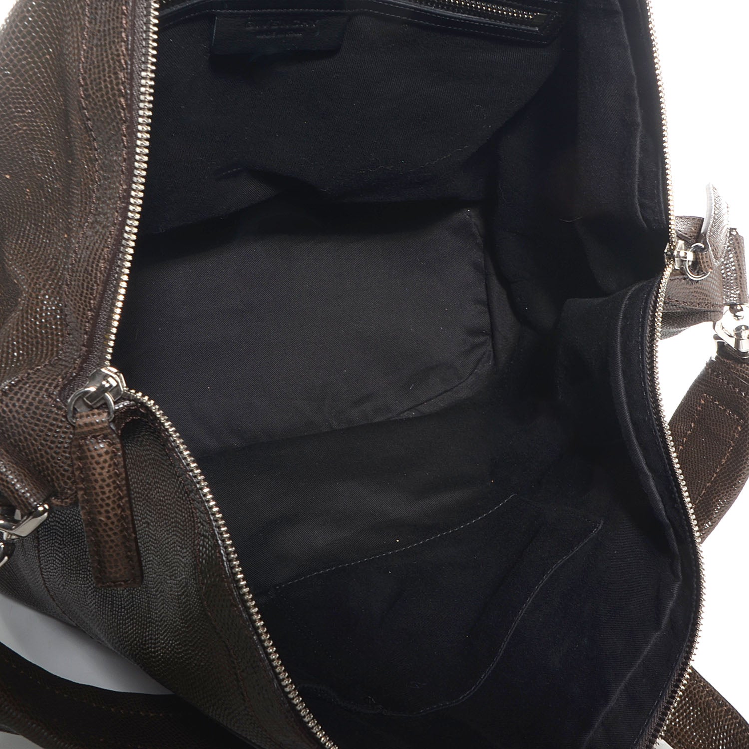 Givenchy Calfskin Lizard Embossed Medium Nightingale Brown 5 of 8