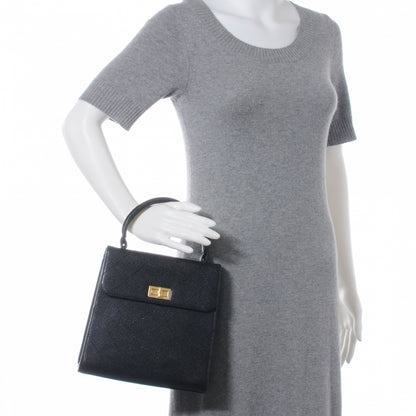 Chanel Caviar Mademoiselle Kelly Flap Bag Black 2 of 7