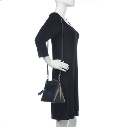 Louis Vuitton Epi Alma BB Black 2 of 10