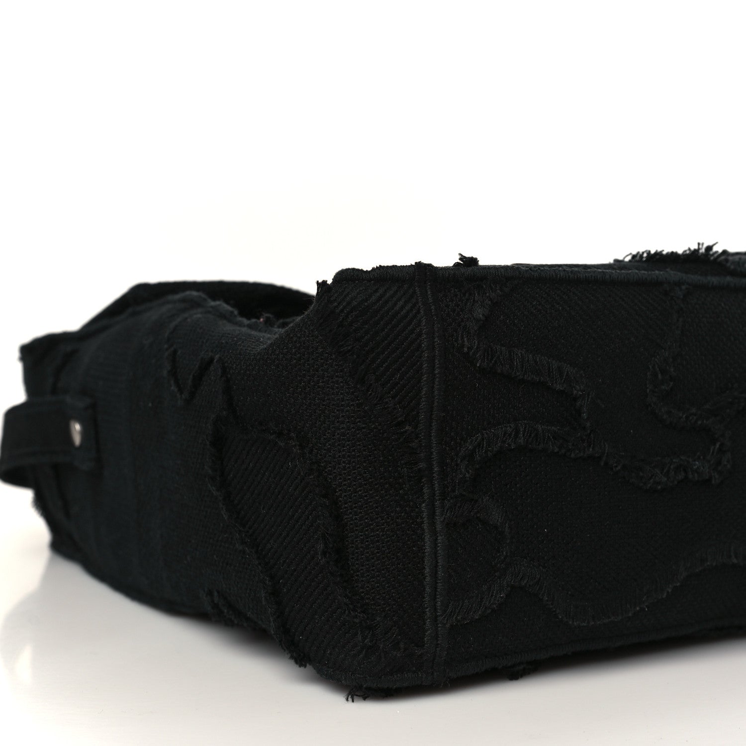 Christian Dior Canvas Embroidered Camouflage Diorcamp Messenger Black 7 of 8