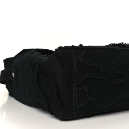 Christian Dior Canvas Embroidered Camouflage Diorcamp Messenger Black 7 of 8