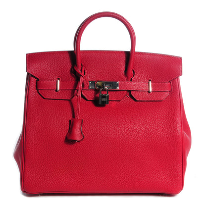 Hermes Togo HAC Birkin 32 Rouge 1 of 25