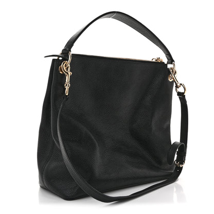 Gucci Pebbled Calfskin Large Soho Hobo Black 3 of 10