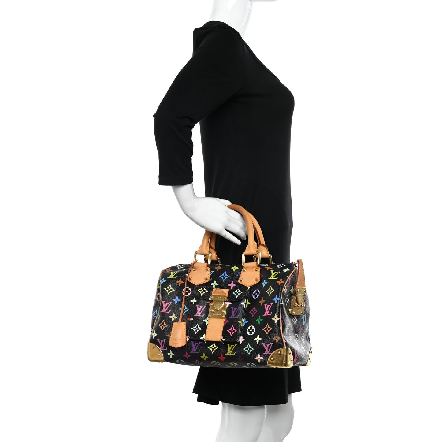 Monogram Multicolor Speedy 30 Black