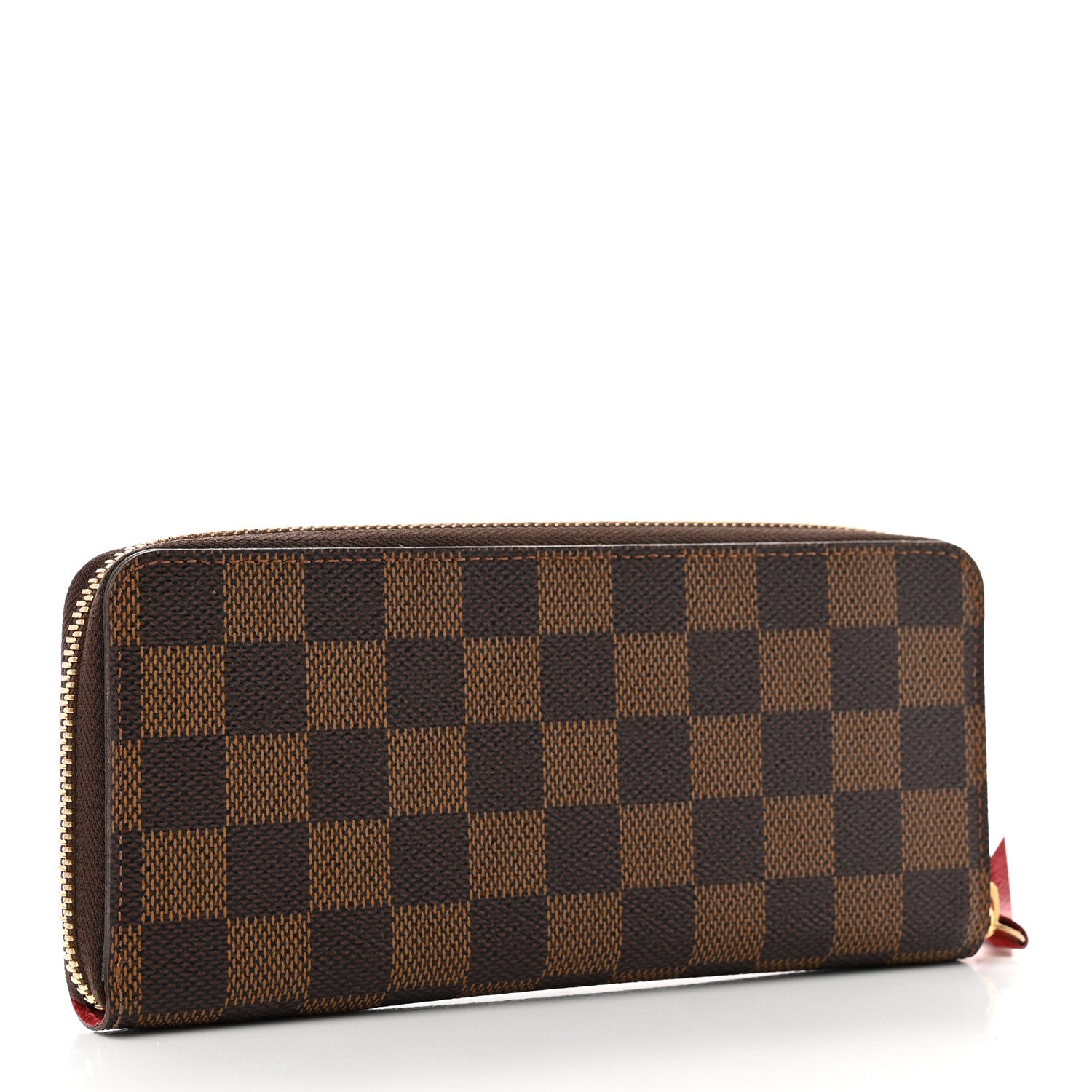 Louis Vuitton Damier Ebene Clemence Wallet Cherry 3 of 6