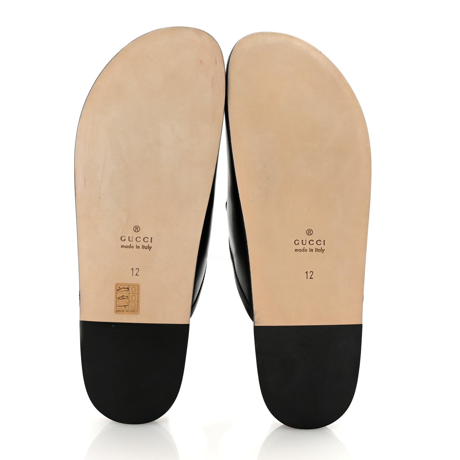 Gucci Calfskin Mens Horsebit River Slippers 12 Black 6 of 9