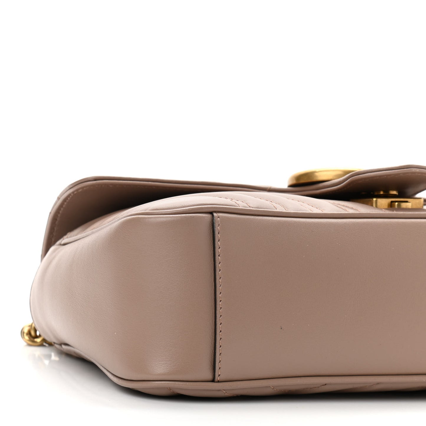 Calfskin Matelasse Small GG Marmont Shoulder Bag Porcelain Rose