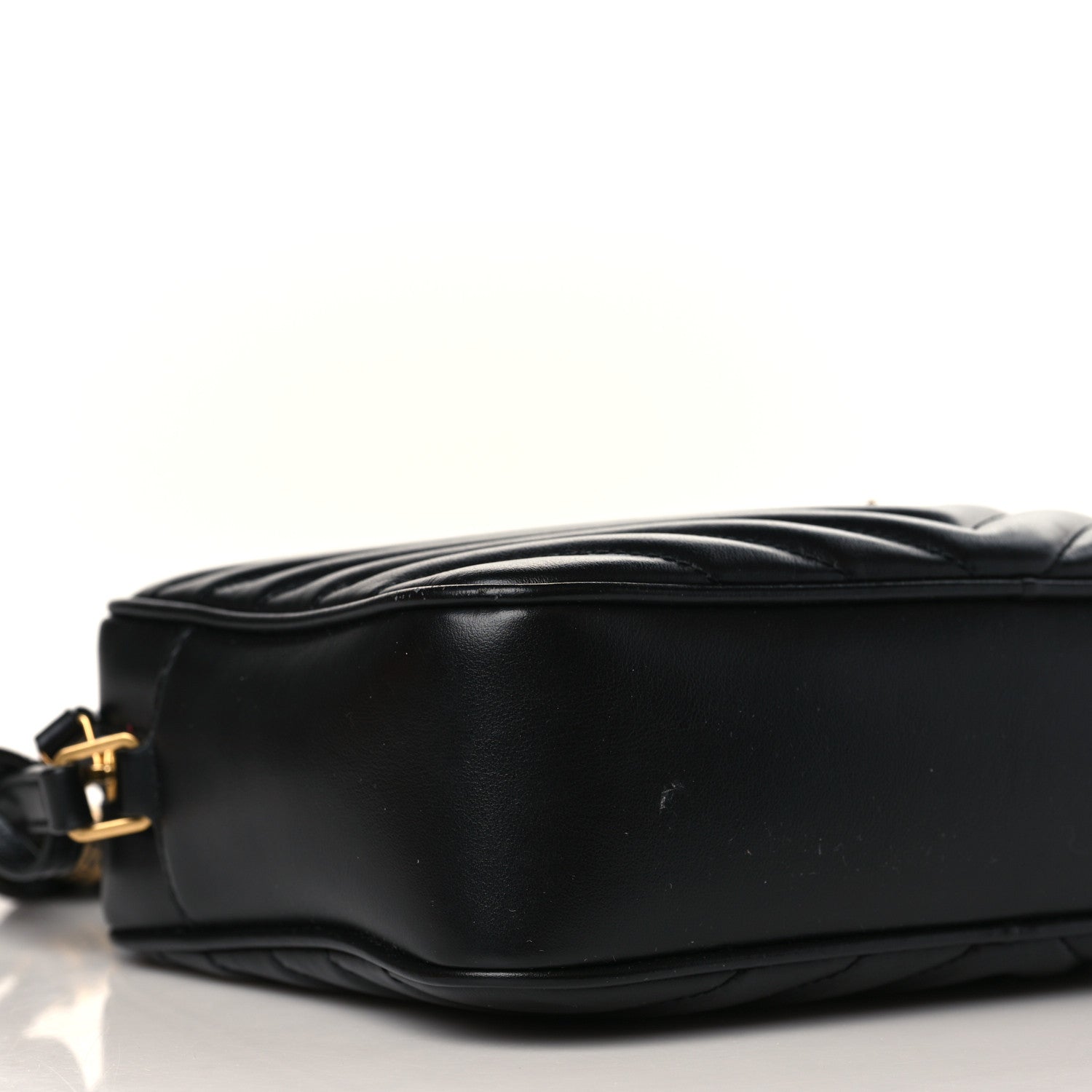 Saint Laurent Calfskin Matelasse Monogram Lou Camera Bag Black 8 of 9