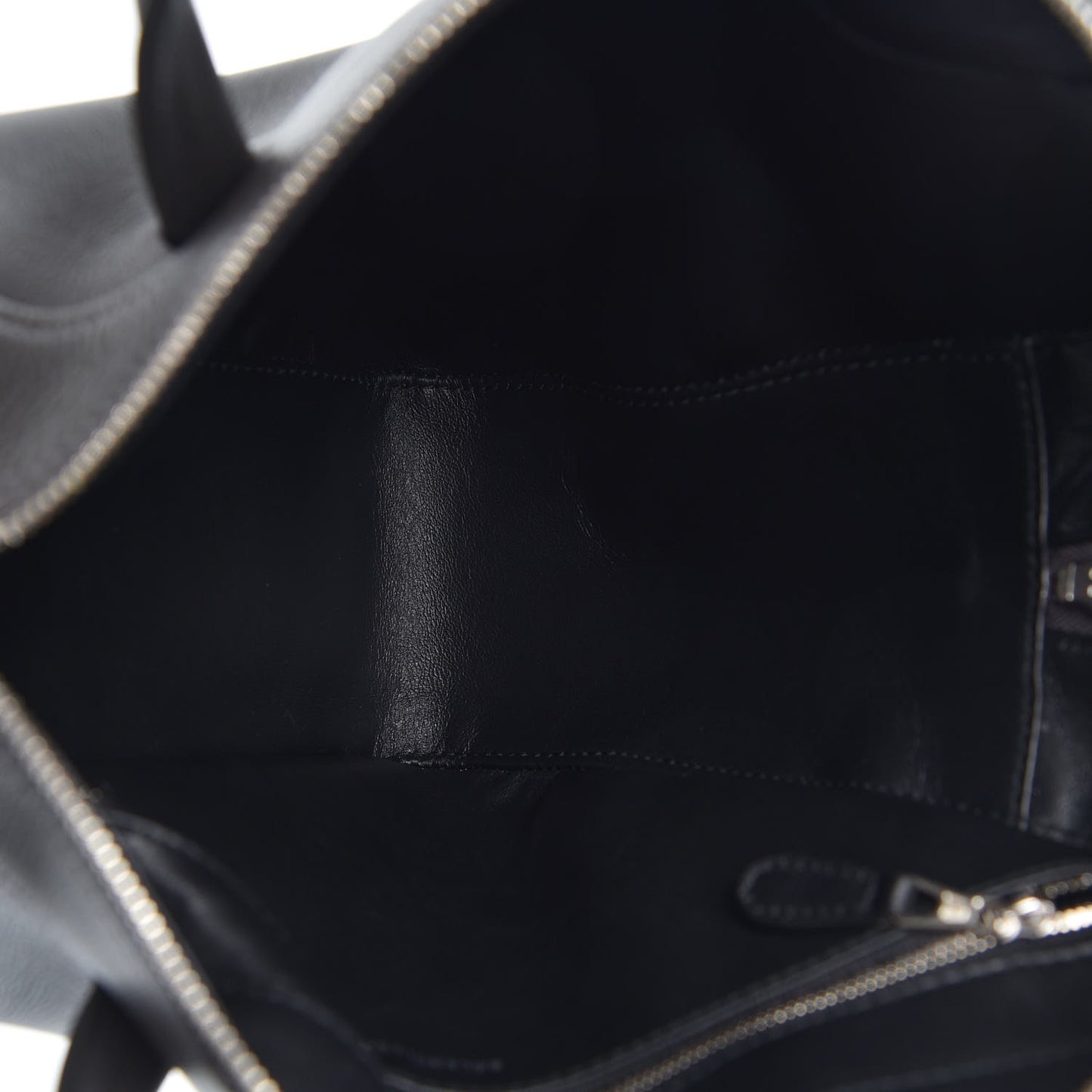 Calfskin S Triangle Duffle Grey