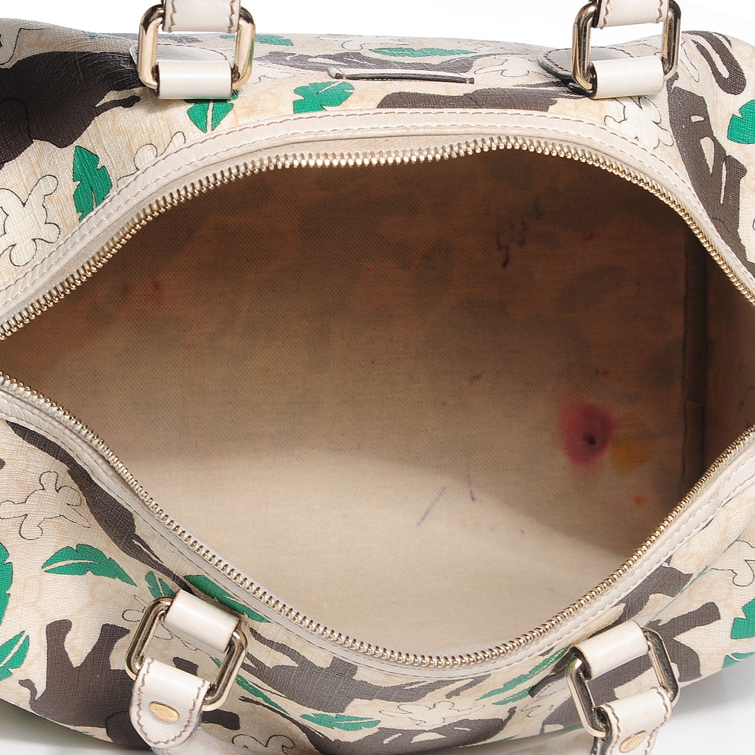 Gucci Monogram Medium Joy Boston Unicef Elephant Snowman 5 of 7