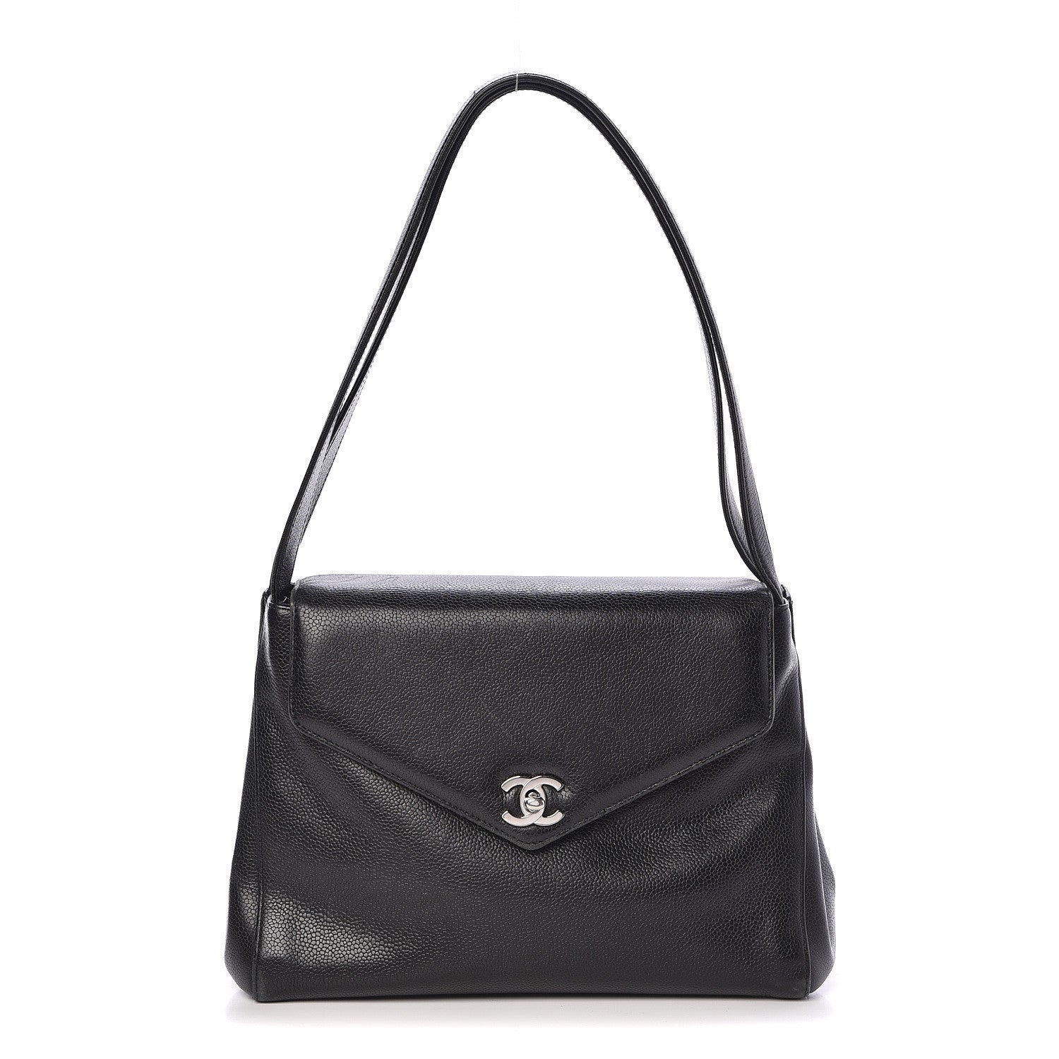 Chanel Caviar Flap Shoulder Bag Black 1 of 17