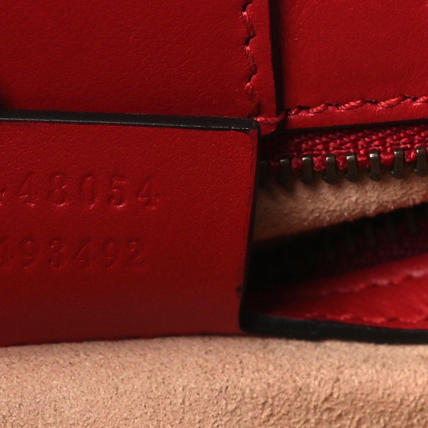 Calfskin Matelasse Small GG Marmont Tote Hibiscus Red