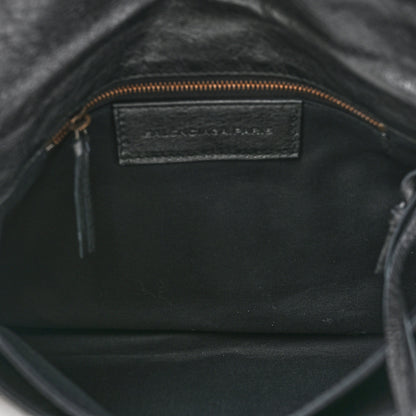 Balenciaga Agneau Classic Hardware Envelope Clutch Black 6 of 7