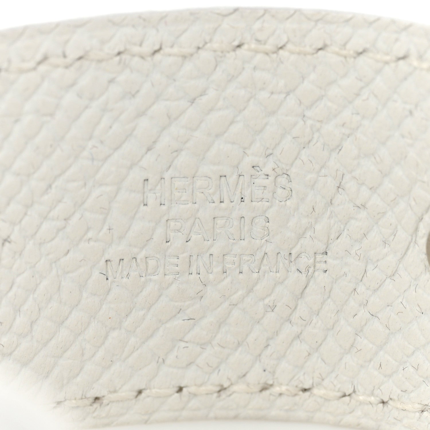 Hermes Epsom Chaine D'Ancre Bracelet M White 4 of 7