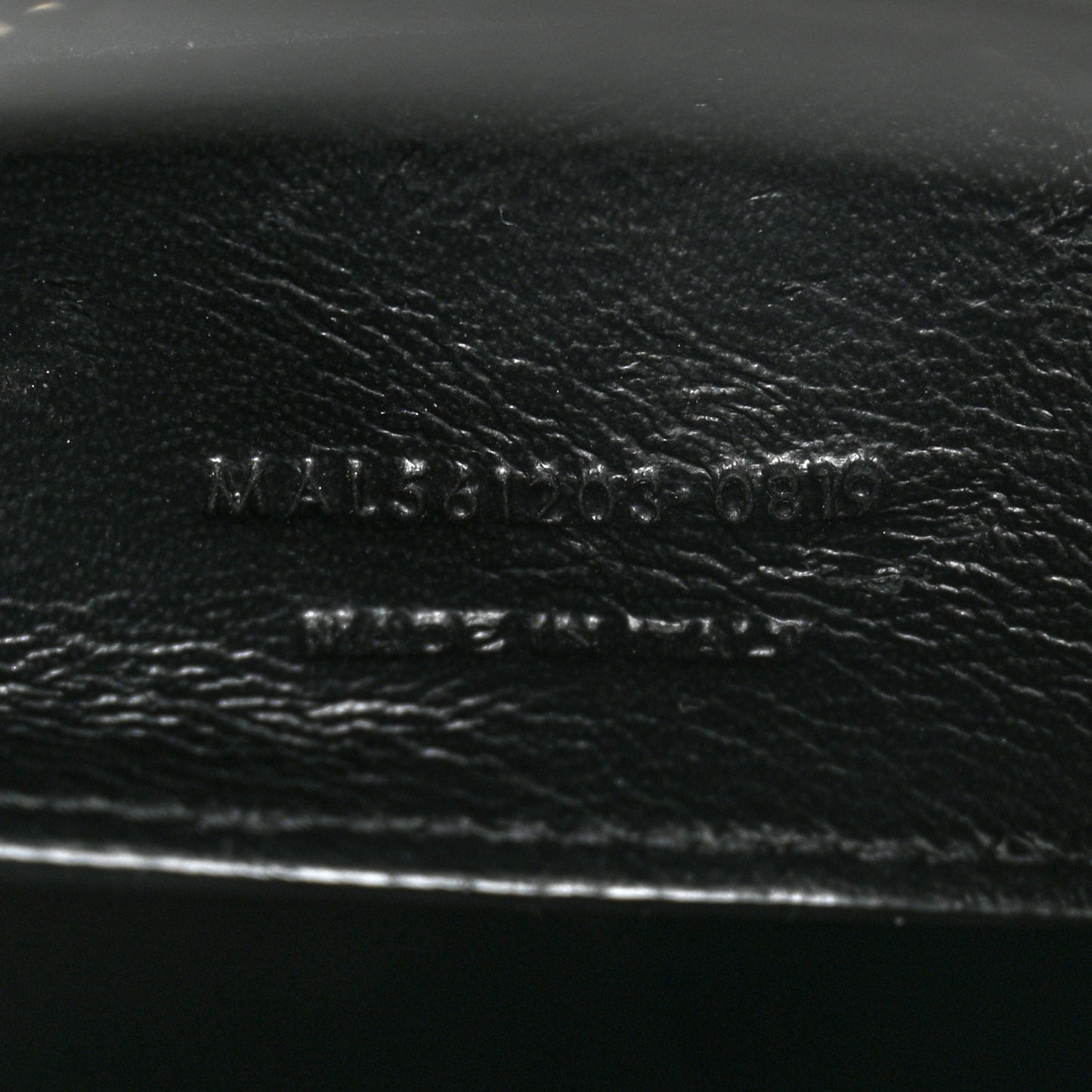 Shiny Calfskin Small Uptown Tote Black