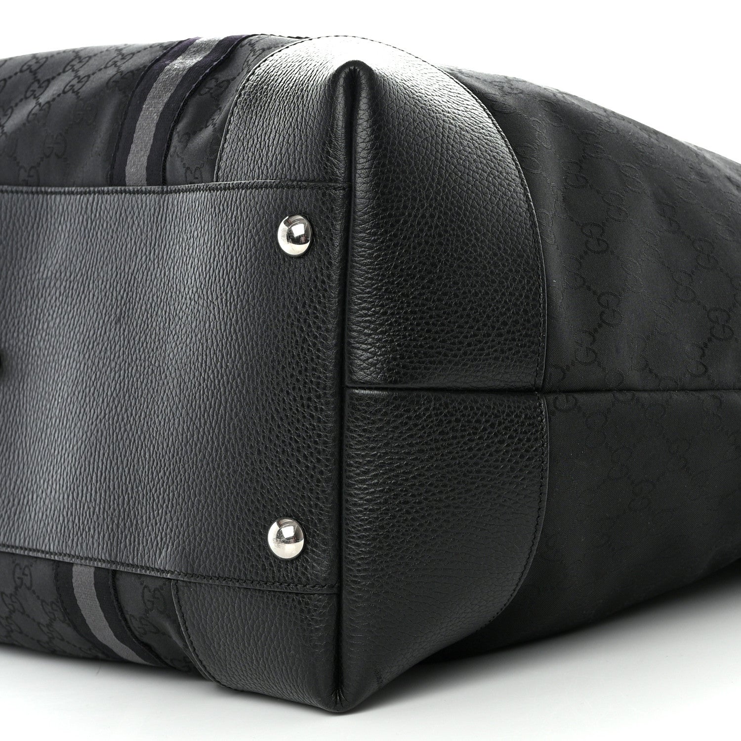 Gucci Nylon Monogram XL Duffle Bag Black 9 of 9