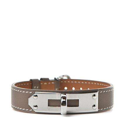 Hermes Swift Kelly Watch Replacement Strap Band Etoupe 1 of 7