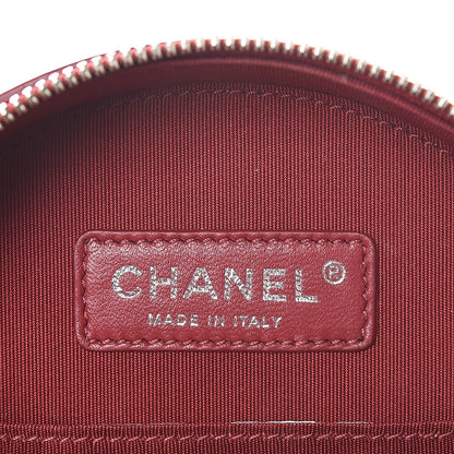 Chanel Glazed Calfskin Round As Earth Evening Bag Rouge 7 of 9