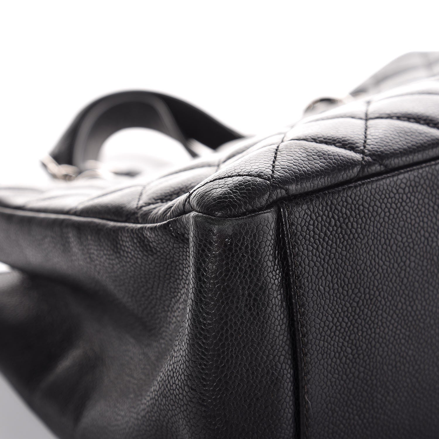 Chanel Caviar Quilted Grand Shopping Tote GST Black 10 of 13