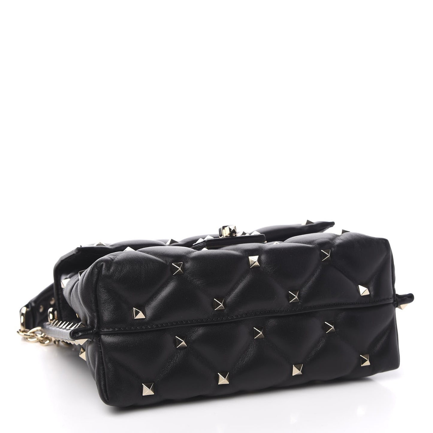 Nappa Small Candystud Crossbody Black