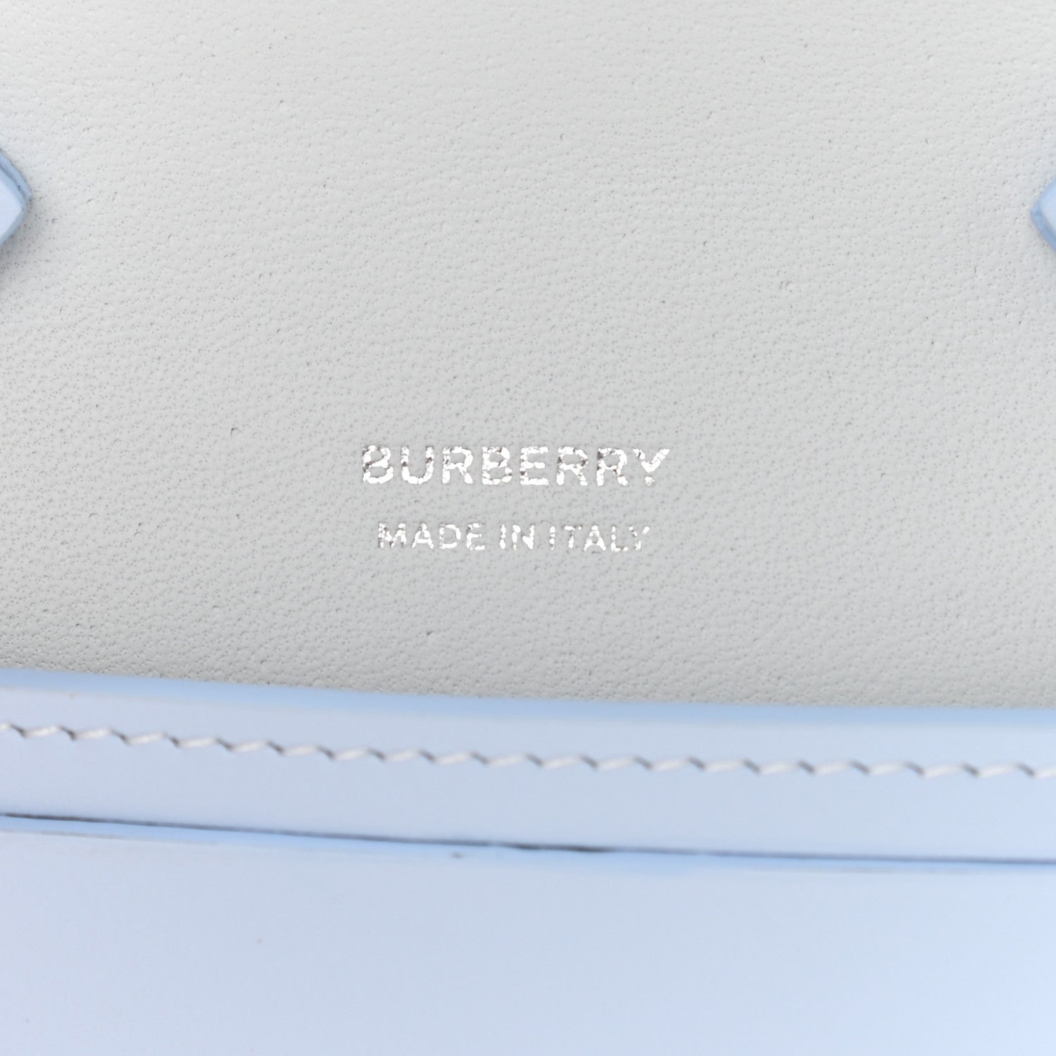 Burberry Calfskin Small Olympia Shoulder Bag Pale Blue 6 of 10