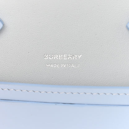 Burberry Calfskin Small Olympia Shoulder Bag Pale Blue 6 of 10