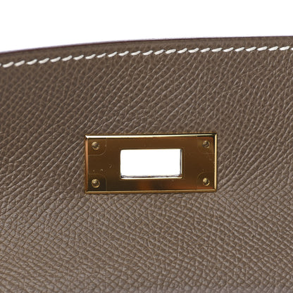 Hermes Epsom Kelly Sellier 32 Etoupe 19 of 34