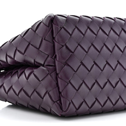 Bottega Veneta Nappa Intrecciato Small East West Andiamo Shoulder Bag Dark Mystic 10 of 10