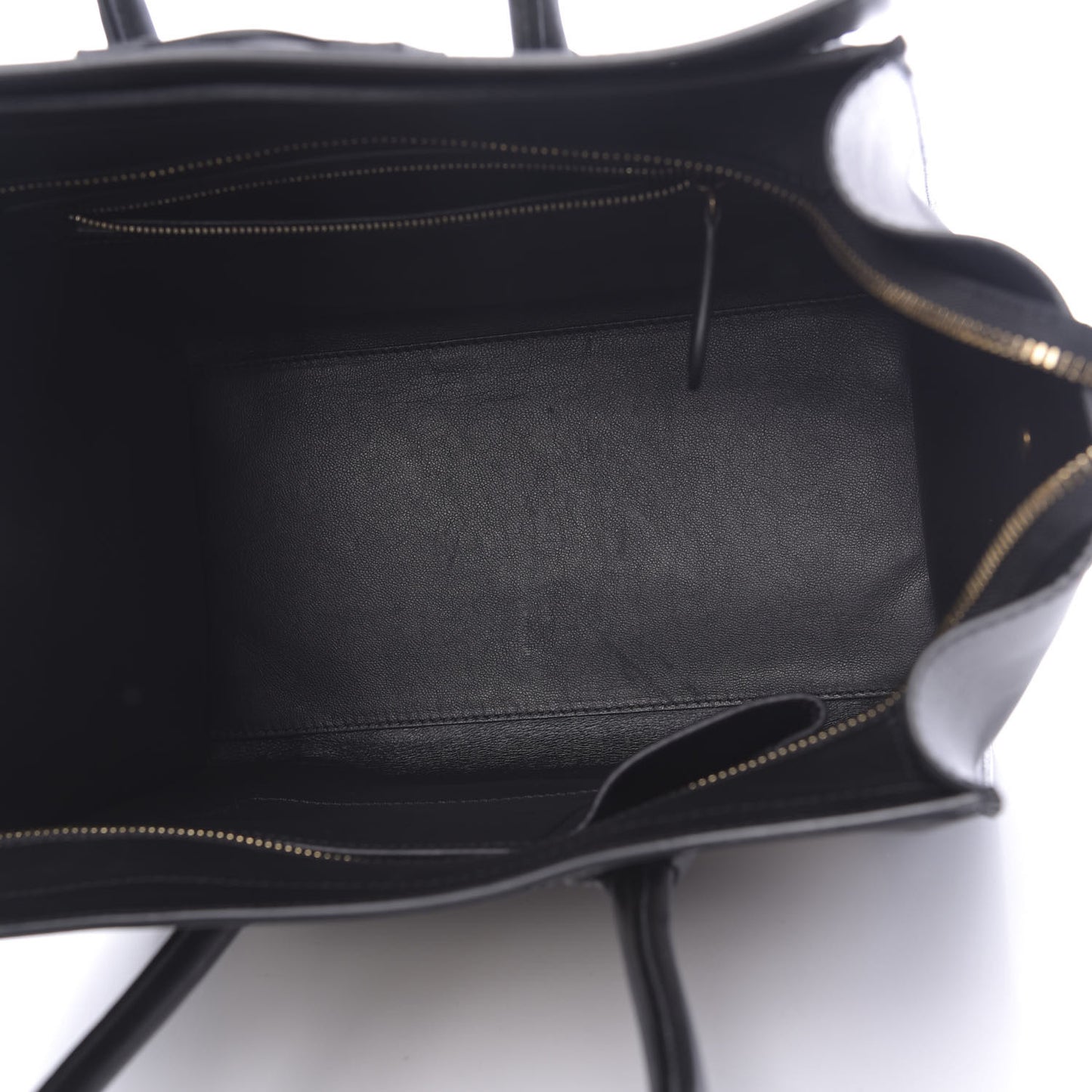 Elephant Calfskin Bicolor Mini Luggage Black White