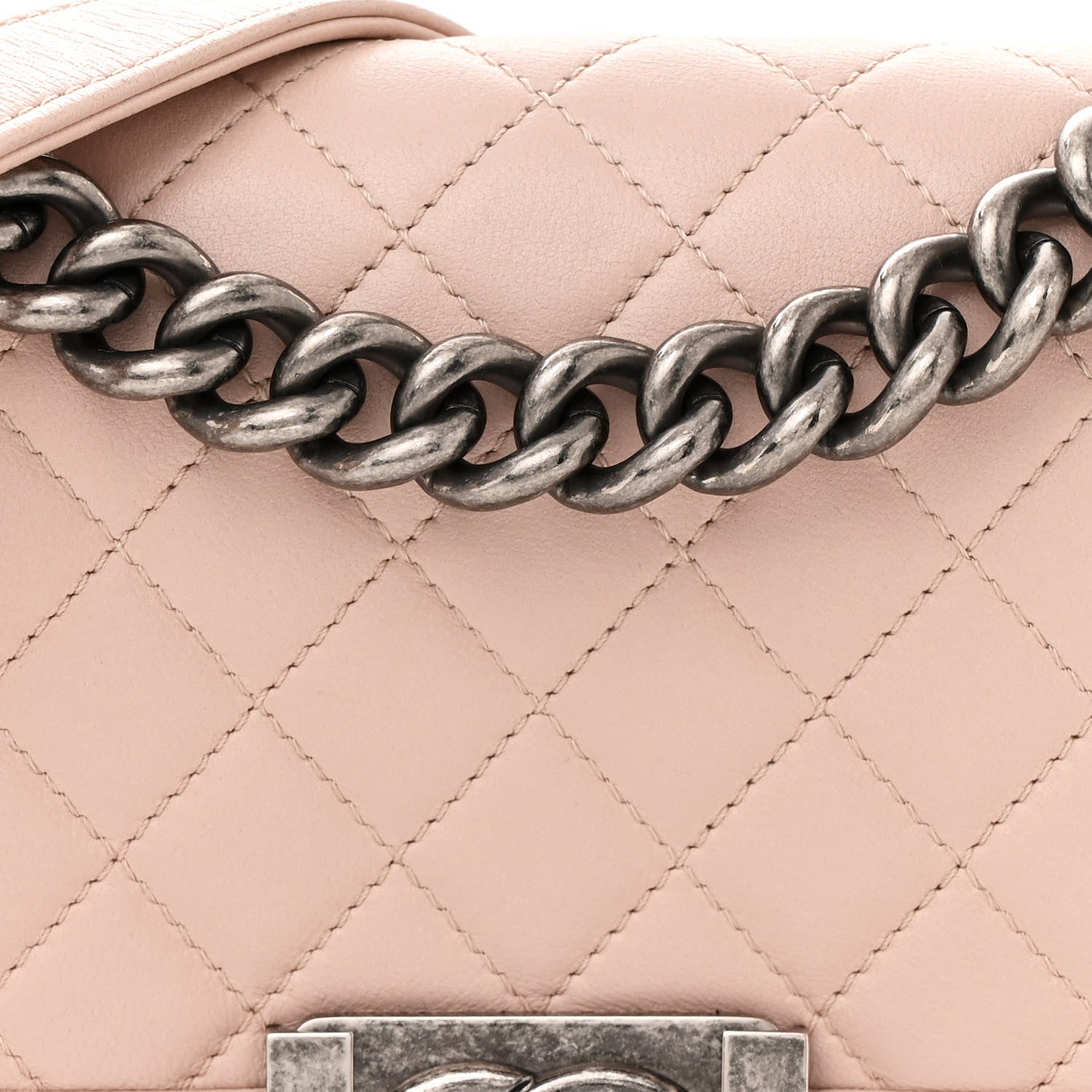 Chanel Calfskin Quilted Small Boy Flap Light Pink 8 of 19