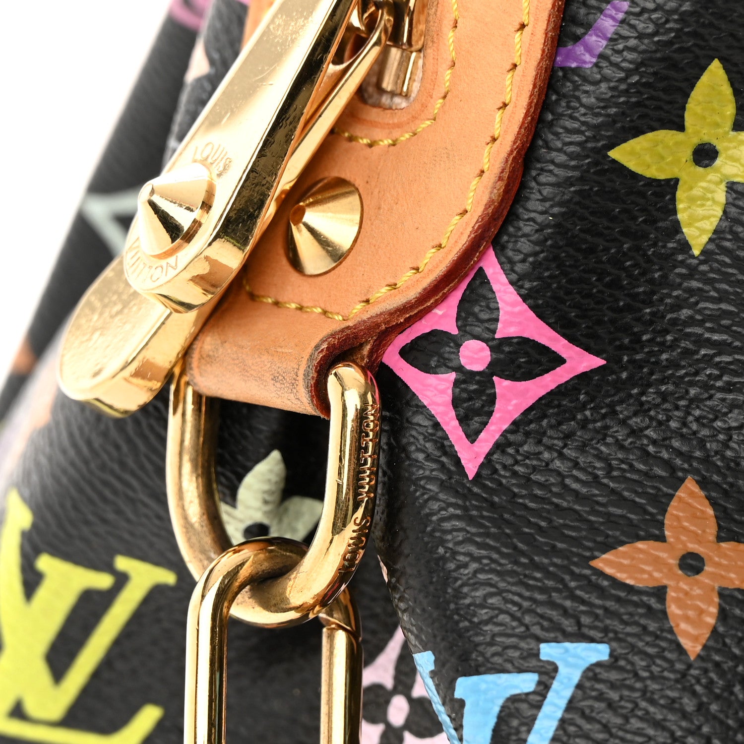 Louis Vuitton Monogram Multicolor Courtney MM Black 20 of 20