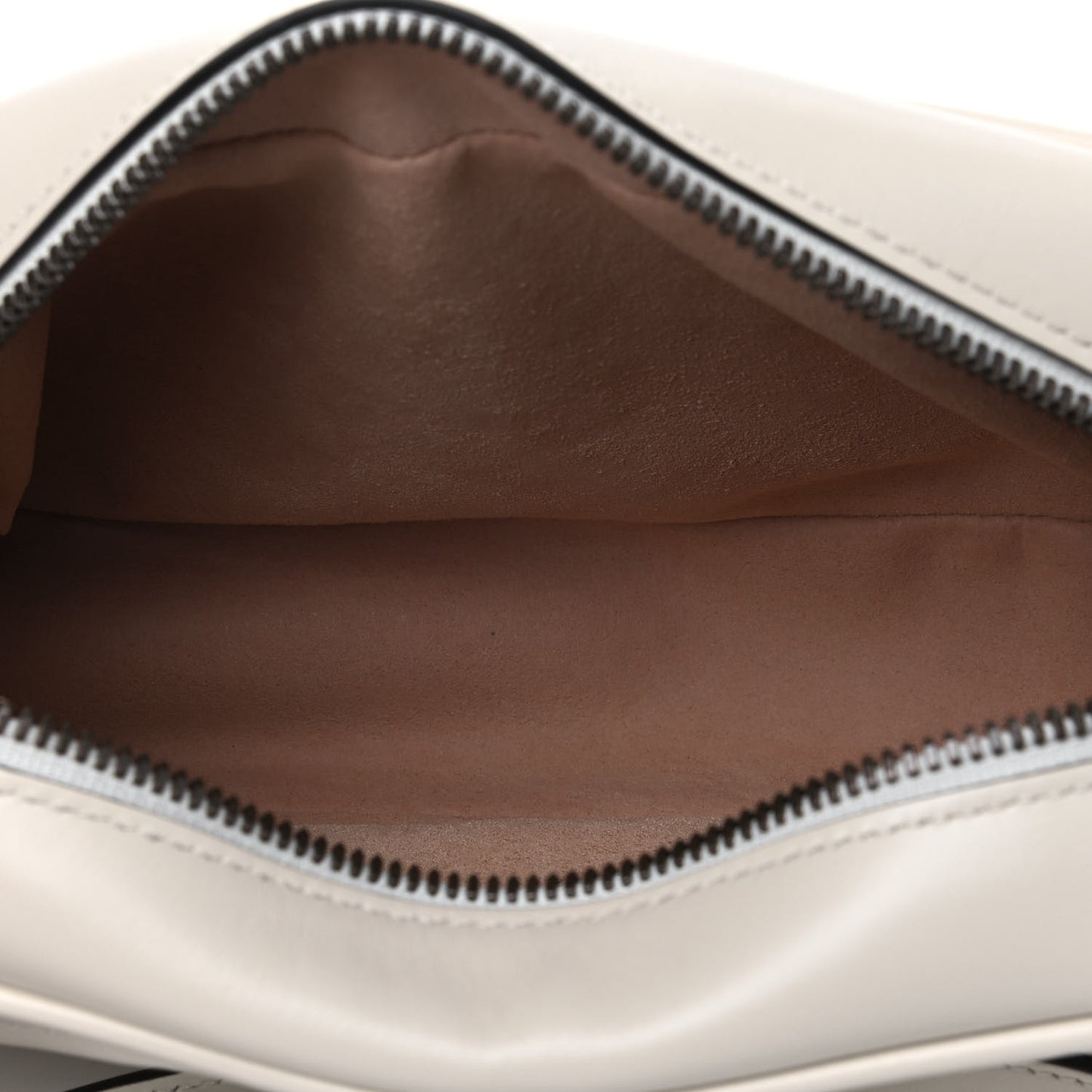 Calfskin Matelasse Small GG Marmont Chain Shoulder Bag White