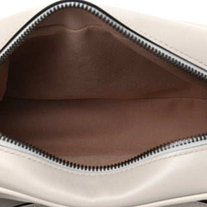 Gucci Calfskin Matelasse Small GG Marmont Chain Shoulder Bag White 4 of 4