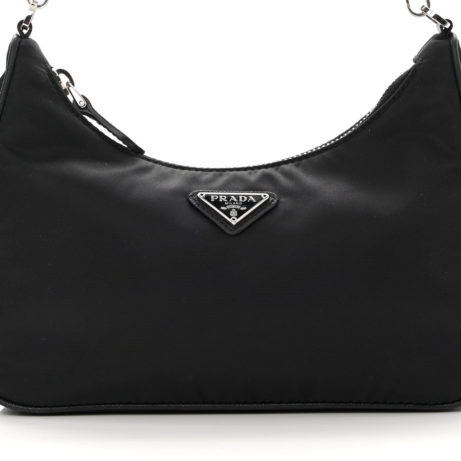 Prada Nylon Re-Edition 2005 Shoulder Bag Black 9 of 13