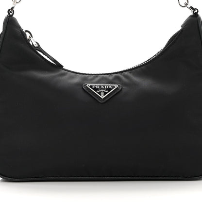 Prada Nylon Re-Edition 2005 Shoulder Bag Black 9 of 13