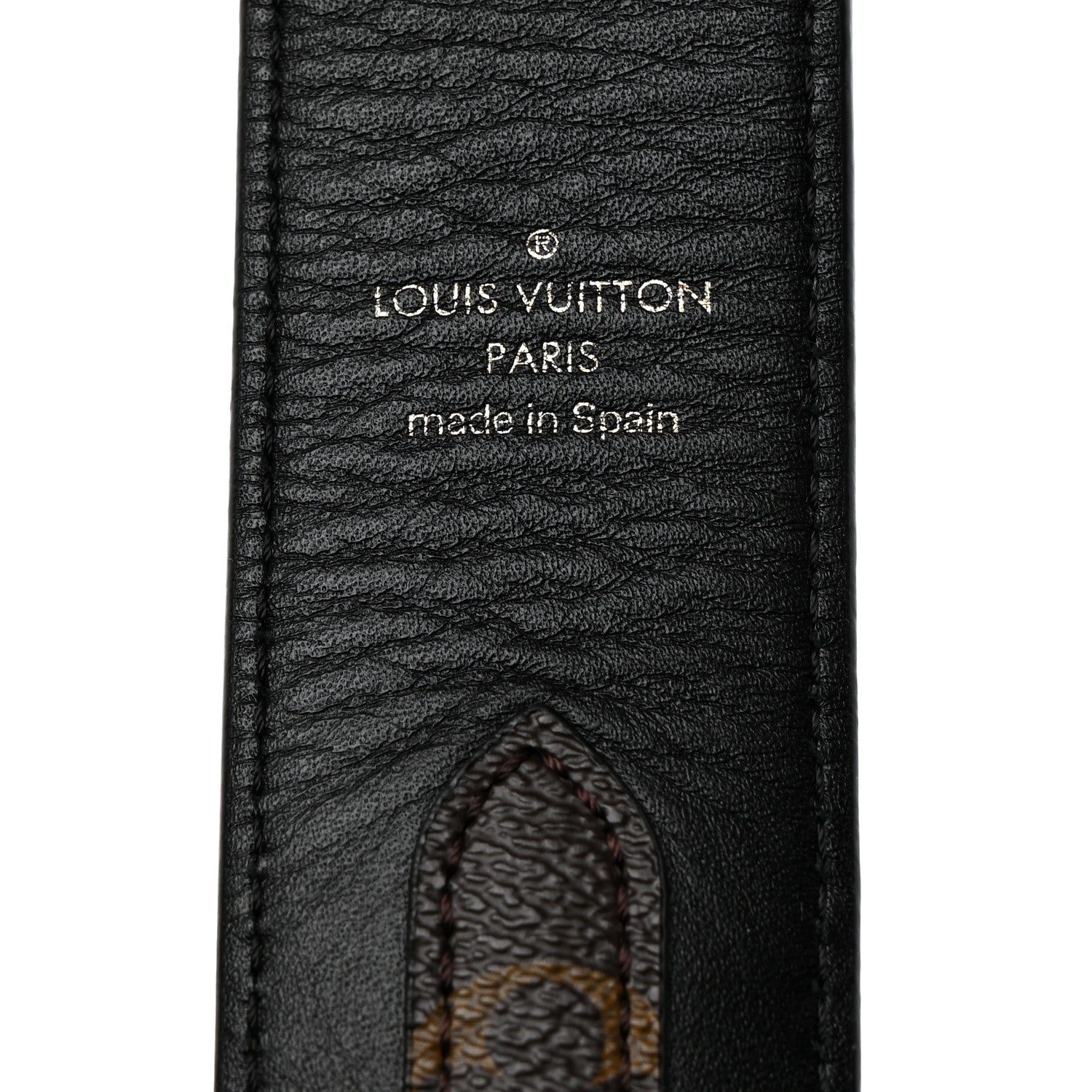 Louis Vuitton Monogram Bandouliere Shoulder Strap Black 3 of 5